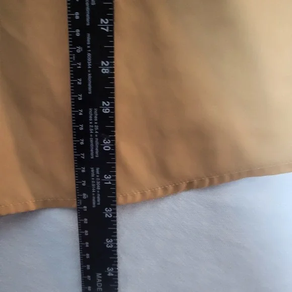 Hawalili Mens 2XL Tan Tattoo Print Hula Girl Short Sleeve Button Up Shirt - Picture 8 of 9